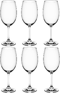 Jogo de Taças de Vinho Cristal 6 Peças