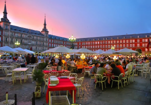jantar em madrid